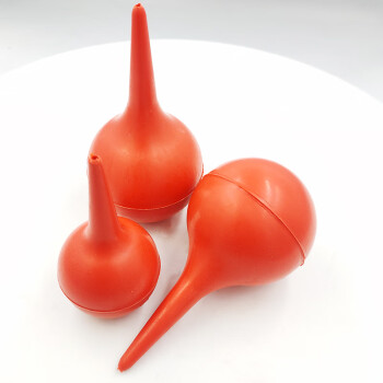 海斯迪克 优质洗耳球 皮老虎吸耳球吹气球清洁球除尘工具除尘气吹 60ml 3个 HKW-56