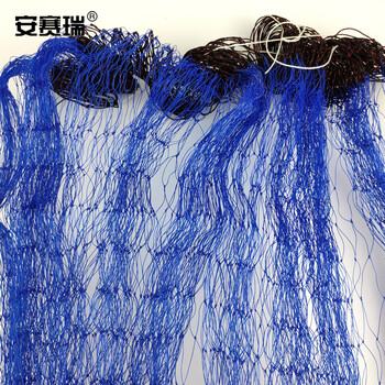 安赛瑞 防鸟网 果树果园防鸟网防护罩 2cm×2cm网眼蓝色强力防鸟网 长约18×36m 530019