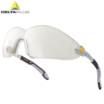 代尔塔（Deltaplus）101116 VULCANO2 PLUS CLEAR户外骑行护目眼镜 防风沙刮擦冲击防雾 定做 透明 1付