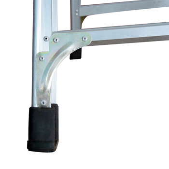 兴航发 铝合金宽邦人字梯2.5M 含顶7步加宽加厚加固人字梯工程梯 室内外铝梯子