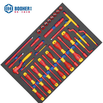 宝合(BOOHER)33件VDE绝缘工具组套 0200613 