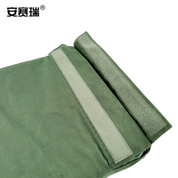 安赛瑞 军绿枕头套 07式军枕头单人枕头套 军绿04款枕头套粘贴式可拆卸枕罩 1个装 25675