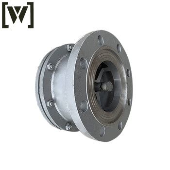W 百普法兰底阀逆止阀 H42H-6C DN150 碳钢材质