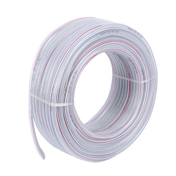 米星 PVC水管纤维增强软管 蛇皮管 自来水塑料水管  6分内径19mm 厚度2.5mm 30米