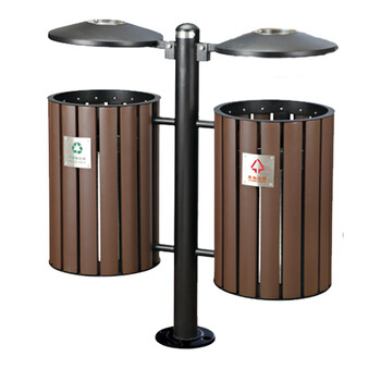 南 GPX-95B 南方烤漆分类环保垃圾桶 咖啡色 户外垃圾桶户外环保垃圾桶烟灰桶广场小区公园环保垃圾桶