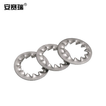 安赛瑞 不锈钢内锯齿垫片（500个装）304不锈钢带齿止动防松锁紧内多齿菊花垫圈 M12 430499