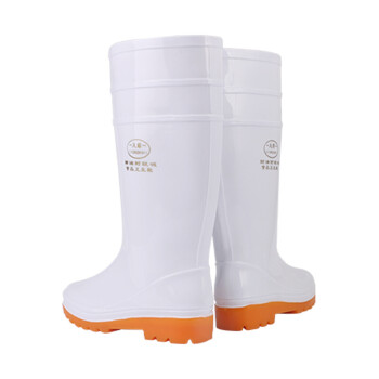 风一顺(FENGYISHUN) 耐油耐酸碱食品卫生靴 雨靴防水靴 白色 508高/高37.5cm 39码
