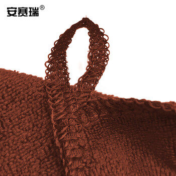 安赛瑞 超细纤维毛巾 多用途百洁布吸水加厚清洁擦拭布保洁洗车 10条装 长30cm宽30cm咖色 27056