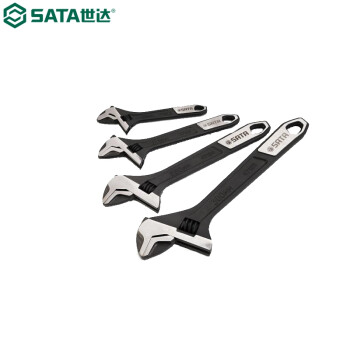 世达（SATA）47123  大开口活动扳手8"