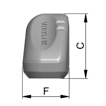路德（RUD）焊接型吊环VRBS-FIX（内置卡簧）载荷100t 侧拉吊环