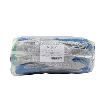 雷克兰 7-1506涤纶面浸橡胶手套*1打12副/打 蓝色 S