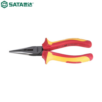 世达（SATA）70132 VDE绝缘耐压尖嘴钳8 70132