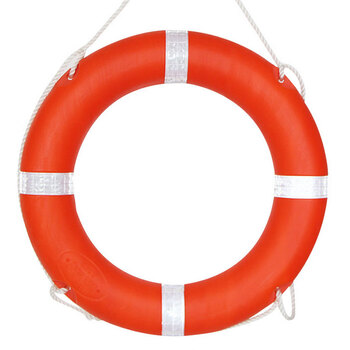 冰禹 BYaf-545 救生圈船用救生圈 消防用品成人游泳圈 救生浮圈 2.5KG+8mm*30米绳子