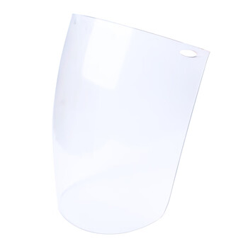 伏兴 电焊面罩耐高温防护面屏配帽式焊接面屏 防冲击飞溅面罩 PC有机面屏(透明)