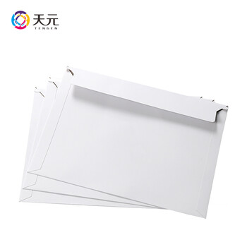天元 空白文件封323*229+52mm 快递信封 可装发票合同文件 纸制快递袋 文件包装袋 200个/箱 可定制印刷