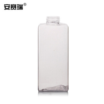 安赛瑞 按压式分装瓶 洗手液消毒液乳液收纳瓶 洗发水沐浴露瓶 四方透明 100ML 25090