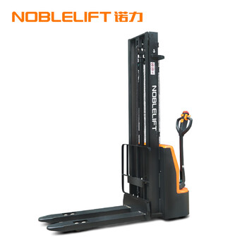 诺力（NOBLELIFT）PSE15L-C步行式电动堆高叉车 载荷1.5吨 双门架升高2.9米 货叉570*1150mm	