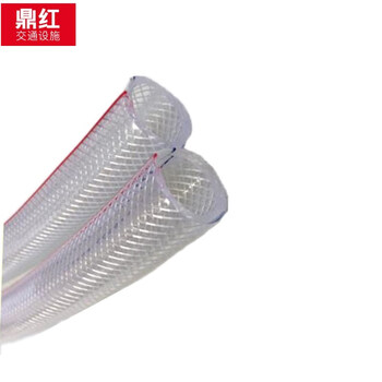鼎红PVC水管软管防冻洗车塑料浇水管蛇皮管包纱管网纹管 自来水透明水管软管pvc塑料灌溉浇水管6分加厚30米