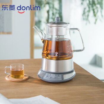 东菱（Donlim）养生壶玻璃加厚蒸汽喷淋式全自动煮茶壶电水壶热水壶煮茶器 KE-8008