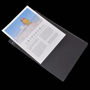 海斯迪克 营业执照保护套 透明防水硬胶套  A3正本竖版（正本42*29.7cm）（2个起订）HKW-298