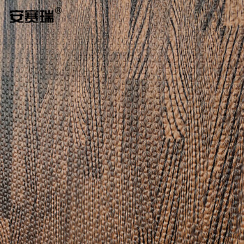 安赛瑞 泡沫拼接地垫 木纹拼块地垫套装防滑地垫 60×60cm 4片装 道馆武术摔跤脚垫 咖色木纹  27255