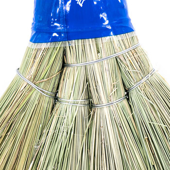 冰禹 BYlf-09 环卫扫帚 劳防清洁扫帚（10把）车间地面清洁扫帚 商超耐用铁扫帚 龙须草笤帚 龙须草笤帚10把