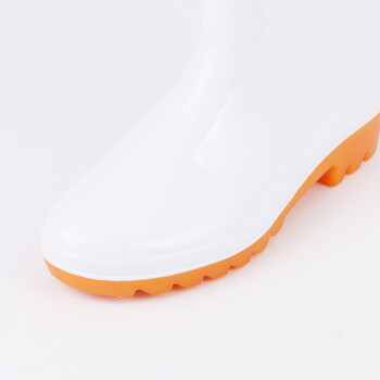 风一顺(FENGYISHUN) 耐油耐酸碱食品卫生靴 雨靴防水靴 白色 508高/高37.5cm 42码