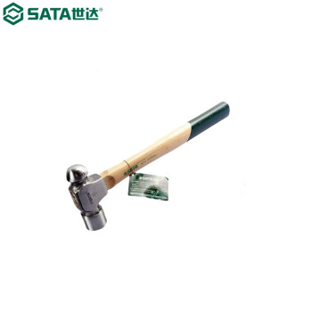 世达（SATA）92311 木柄圆头锤0.5磅