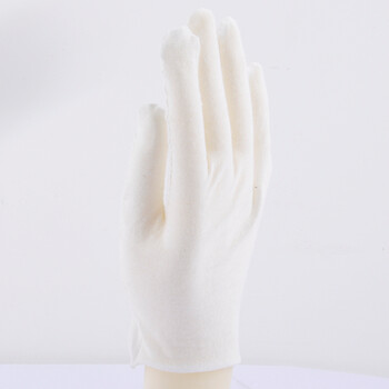 安美尚（ams）白棉手套作业手套定制款24副装（EVE）