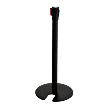 南 HCLG-KM 伸缩带栏杆座 烤漆 银行隔离带警戒线围栏护栏排队栏 杆 