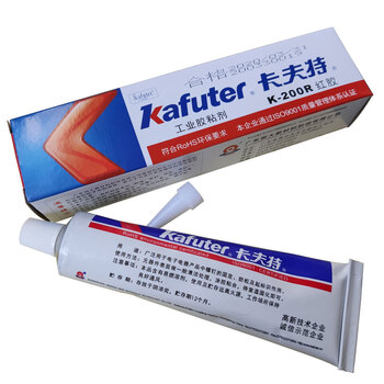 卡夫特（kafuter）K-200R 电子螺丝胶 塑料螺丝防松紧固胶 红胶75克