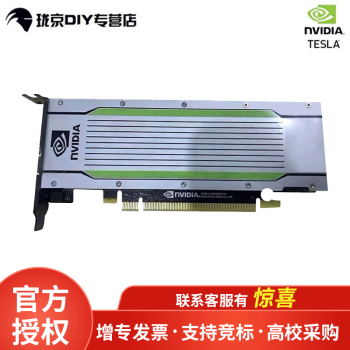 英伟达NVIDIA Tesla系列 T4 P4 P40 P100 V100计算加速GPU推理训练学习 Tesla T4  16G