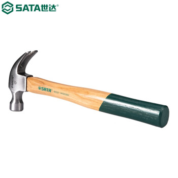 世达（SATA）92321 木柄羊角锤0.5磅