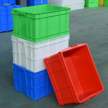 京度 加厚周转箱物流箱塑料中转箱筐储物收纳箱塑料胶框450*335*170mm
