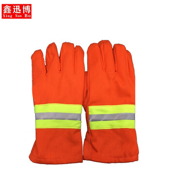 鑫迅博 隔热手套防滑长胶手套透气防护手套耐高温手套