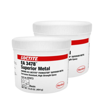 乐泰/loctite EA 3478 金属修补剂双组分含硅铁的环氧树脂耐腐蚀耐化学侵蚀耐磨损 500g 1支
