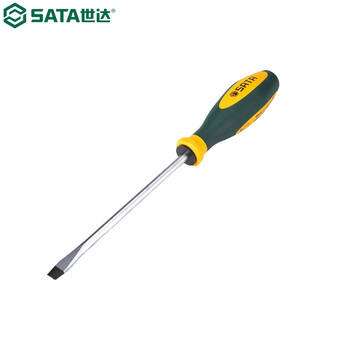 世达（SATA）09335 6件G系列三色柄一字、十字螺丝批组套