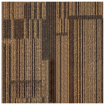 兰诗（LAUTEE）DA8460 拼接地毯 办公室 酒店会议室满铺地垫方块地毯 JHT-3012黄色   50*50CM 2片加厚PVC底