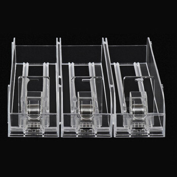 海斯迪克 HKW-164 亚克力一体式自动烟架展示架 便利店超市自动推烟器 卷烟助推器 28cm单边10包（送标签纸）