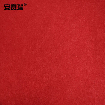 安赛瑞 一次性地毯 商用婚庆办公室楼梯开业展会舞台过道长期用 长10m厚2.5mm红色26313