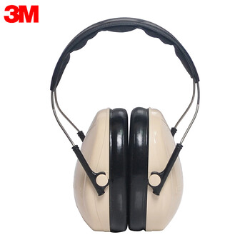 3m H6A隔音降噪音耳罩睡觉睡眠宿舍防吵学生学习防打呼噜工业冲压飞机场架子鼓降噪95分贝1副定做