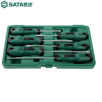 世达（SATA）09309 6件T系列一字、十字螺丝批组套