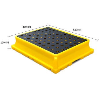 知旦 防渗漏托盘 桌面托盘 53*41*12cm二次盛漏托盘防泄漏卡板 610105 盛漏量3加仑/11L