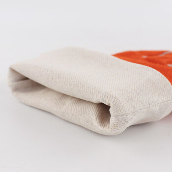 求同 焊接手套 电焊牛皮手套 隔热耐磨防飞溅焊工杜邦防火线机械制造 5311 1付 34cm