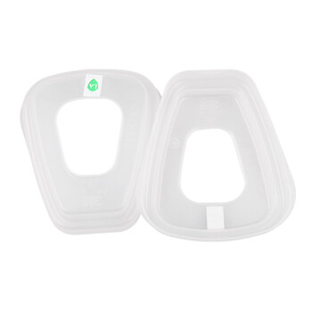 3m 501滤棉盖 面罩过滤棉塑胶盖 面具配件 搭配6200防护面具使用 10个 定做