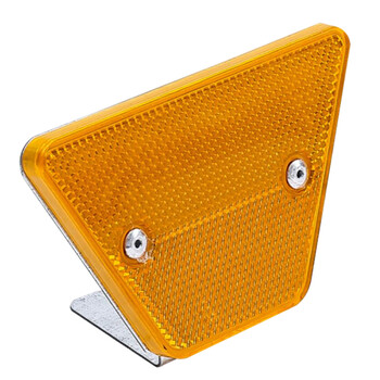 海斯迪克 gnjz-1090 梯形轮廓标 高速公路护栏反光标 单双面轮廓标 交通设施路标反光标 双面黄（6只）