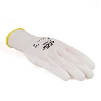 ANSELL 劳保手套48-125耐磨抗撕裂PU涂层定做防护工作批发线手套12双  9号