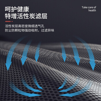 3M活性炭口罩9542V带阀KN95头带式20个/盒货期7天