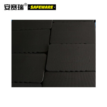 安赛瑞 工业护膝跪垫 工厂设备检修维修加厚垫子 2个装 黑色 13835