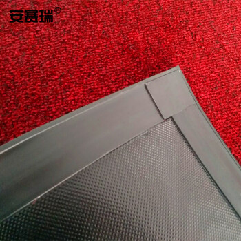安赛瑞 消毒地垫 商用鞋底消毒地垫吸尘吸水脚垫 180*250cm 沾酒精消毒水吸水垫 公司商场防尘地垫 红色26950